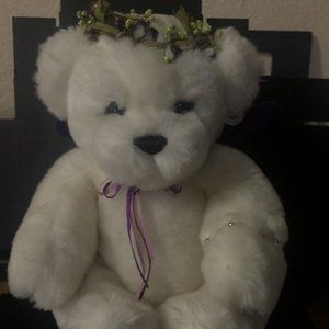 Aurora Bearfairies Winter Fairy teddy Bear Purple Wings